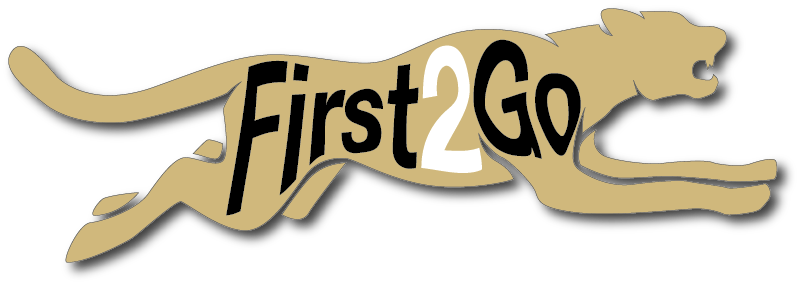 First 2 Go Logo